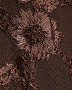Petite Brown Cornelli Maxi Dress