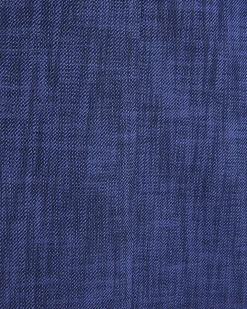 Petite Navy Cotton Midi Dress