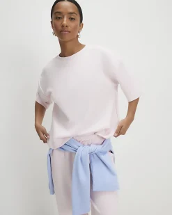Petite Pink Premium Short Sleeve Boxy T-shirt