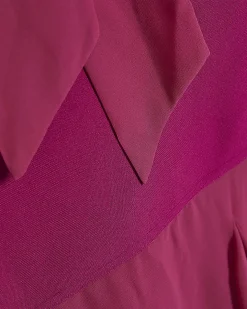 Petite Pink Scarf Bandeau Hybrid Midi Dress