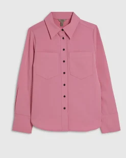 Petite Pink Tailored Shirt