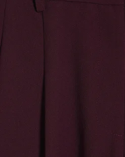 Petite Red Barrel Leg Trousers