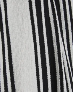 Petite White Stripe Culottes