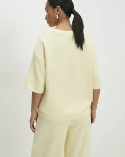 Petite Yellow Premium Boxy T-shirt