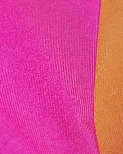 Pink and Orange Reversible Bikini Bottoms