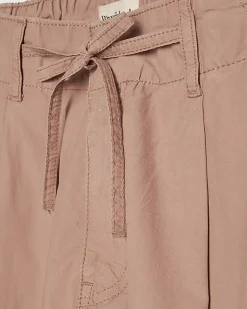Pink Barrel Leg Cargo Trousers