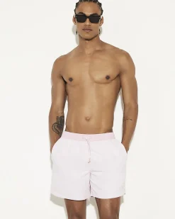 Pink Colourblock Swim Shorts