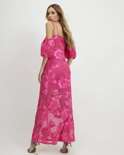 Pink Cornelli Maxi Dress