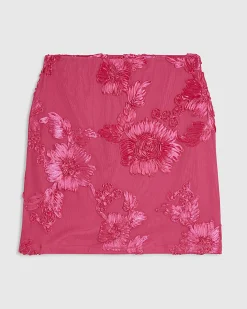 Pink Cornelli Mini Skirt
