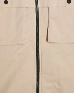 Pink Cotton Blend Regular Fit Zip Jacket