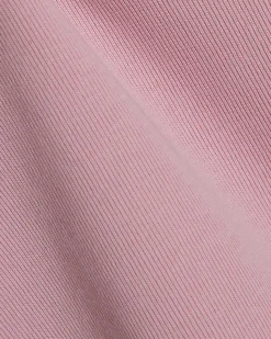Pink Cotton Blend Tank Top