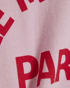 Pink Cotton Le Marais Slogan T-shirt