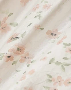 Pink Floral Pussybow Blouse