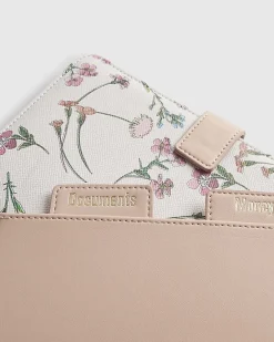 Pink Floral Travel Wallet