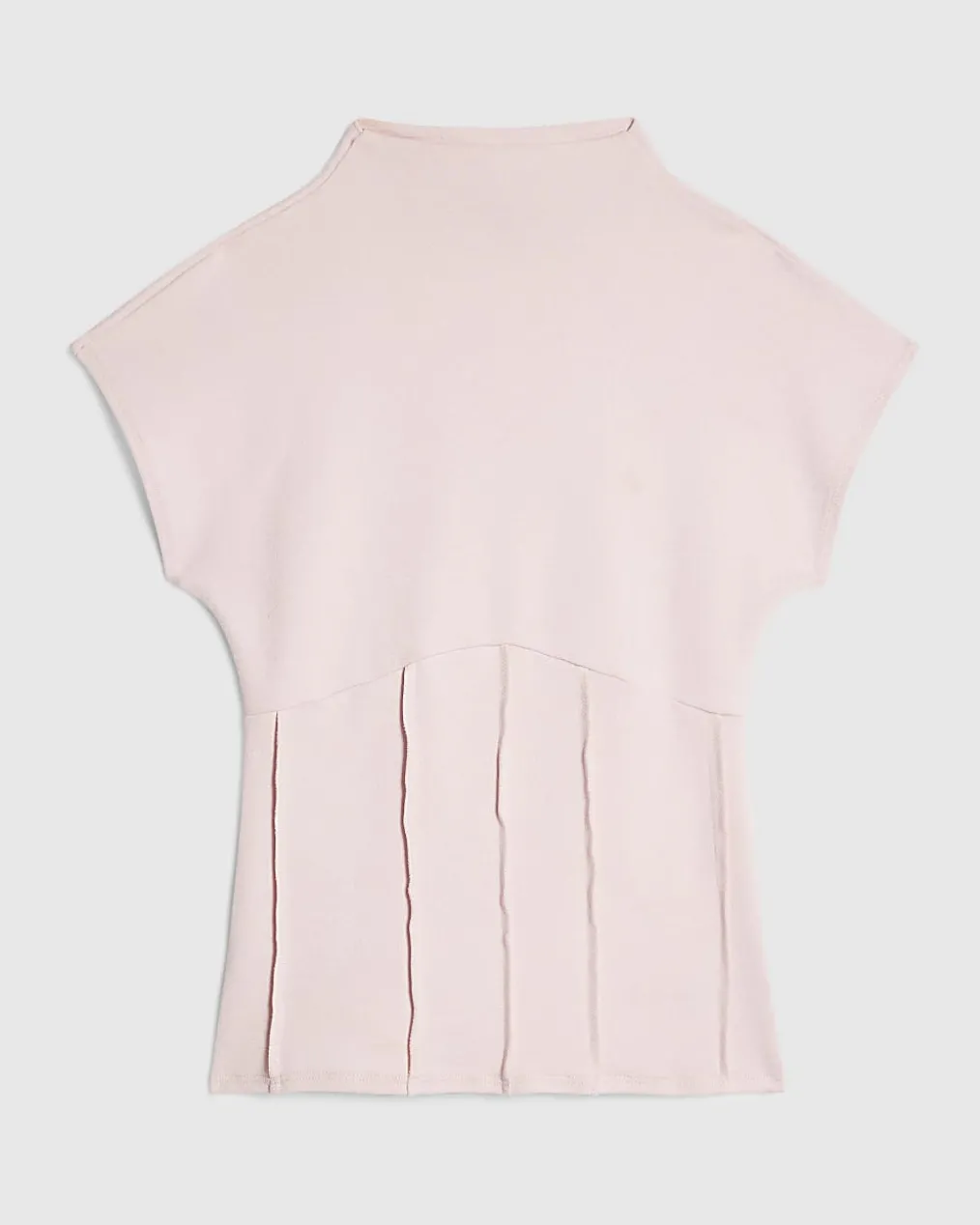Pink High Neck Corset Top