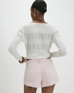 Pink Hotpant Denim Shorts
