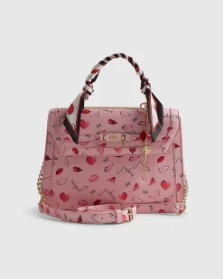 Pink Jadore Charm Scarf Tote Bag