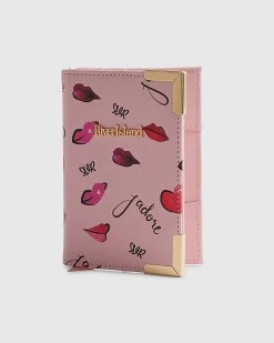 Pink J'adore Passport Holder