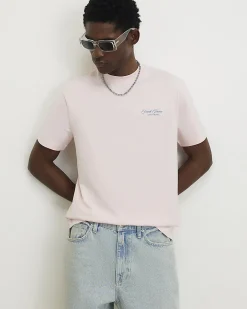 Pink Oversized Fit Cotton Royale Car T-Shirt