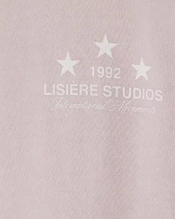 Pink Oversized Fit Cotton Lisiere T-Shirt