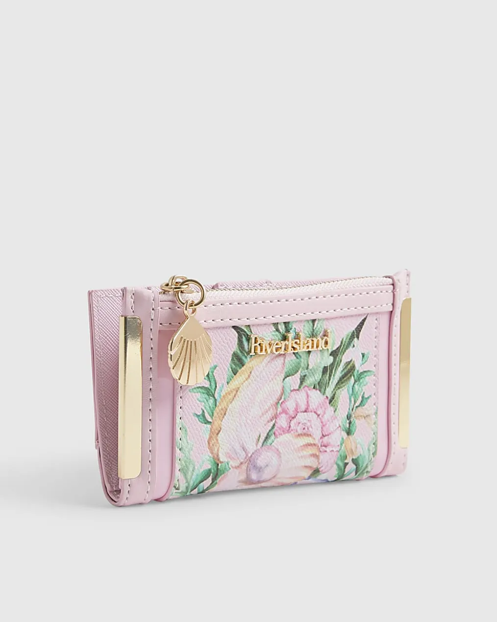 Pink Pearl Shell Mini Purse