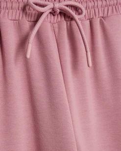 Pink Premium Drawstring Wide Leg Joggers