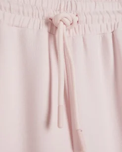 Pink Premium Drawstring Wide Leg Joggers