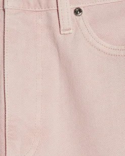 Pink Relaxed Straight Jeans