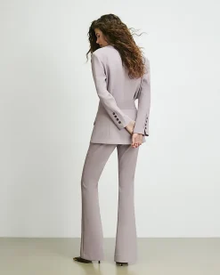 Pink RI Studio Slim Flare Leg Trousers