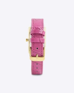 Pink Rose Gold Link Watch