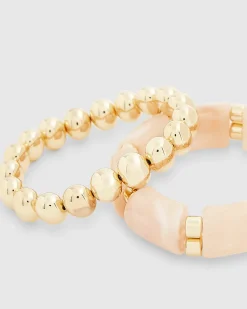 Pink Stretch Bangle Multi Pack