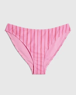 Pink Stripe Bikini Bottoms