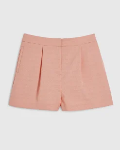 Pink Tailored Shorts