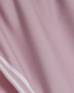 Pink Tie Side Colour Block Bikini Bottoms