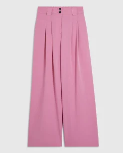 Pink Wide Leg Trousers
