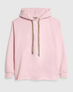 Pink Year Zero Embellished Cord Hoodie