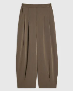 Premium Beige Tailored Balloon Leg Trousers