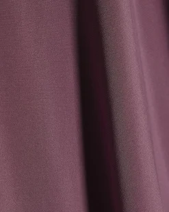 Purple Asymmetric Drape Sleeve Flowing Top