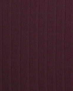 Purple Cotton Blend Ribbed Tank