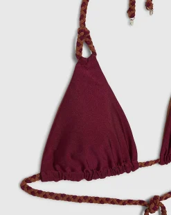 Purple Reversible Bikini Set