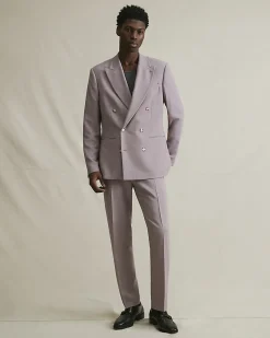 Purple Slim Fit Suit Jacket