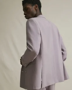 Purple Slim Fit Suit Jacket