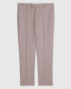 Purple Slim Fit Suit Trousers