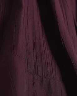Purple Textured Halter Neck Top