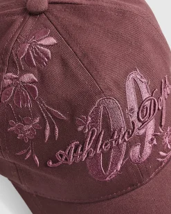 Red Floral Sports Cap