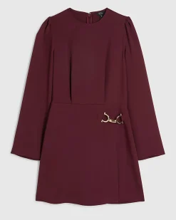 Red Mini Dress With Snaffle