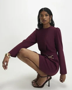 Red Mini Dress With Snaffle