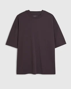 Red Oversized Fit Cotton Essential T-Shirt