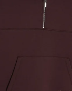 Red Regular Fit Premium Rugby Sweatshirt
