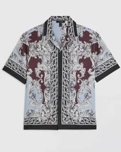 Red Short Sleeve Cherub Renaissance Shirt